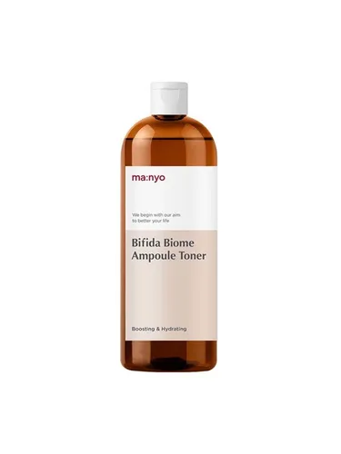 ma:nyo Bifida Biome Ampoule Toner 400 ml - Gesichtsreiniger mit Probiotika und Hyaluronsäure, stärkt die Hautbarriere und sorgt für eine gesunde, strahlende Haut ohne klebrigen Film.