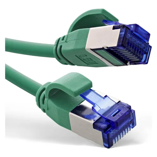 InLine® Patchkabel Slim Cat.6A, 25m, PoE, flexibel, grün von InLine