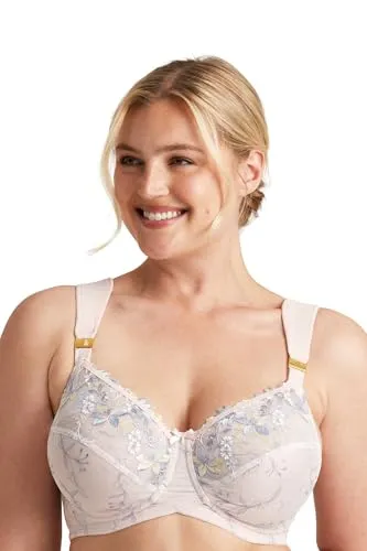 Miss Mary of Sweden Embroidered Dreams Bügel-BH 85D Zartrosa mit exklusiver Stickerei - Exklusives Design in Zusammenarbeit mit einem renommierten Couturier. Das X-Front-Design sorgt für eine schmeichelnde Passform und hohen Halt, ideal für jeden Tag. Hochwertige Verarbeitung für langanhaltenden Tragekomfort.