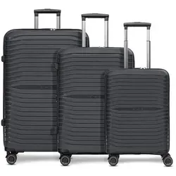 Stratic Trolleyset Shine, 3-teilig mit 4 Rollen von STRATIC