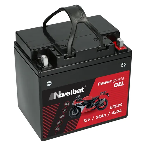 Novelbat 12V 32Ah GEL Motorradbatterie von Novelbat