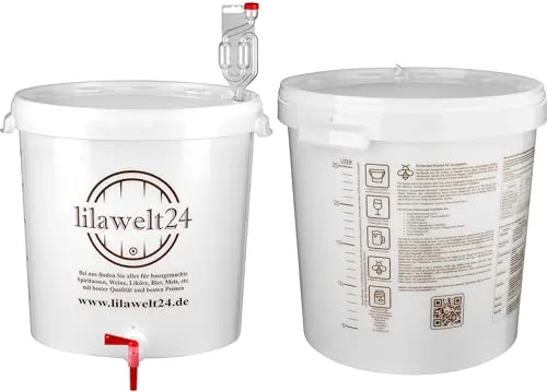 30l Gärbehälter mit Skala für Bier und Wein