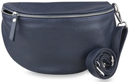 Frentree Umhängetasche Damen aus Echtleder - Stilvolle Crossbody Schulter-/Bauchtasche - Umhängetaschen aus echtem italienischem Leder mit verstellbarem Schulterriemen und praktischer Innentasche für Karten und Dokumente.