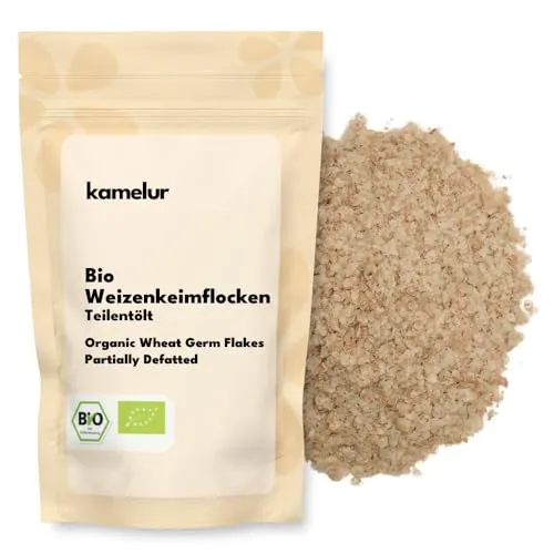 Kamelur Bio Weizenkeimflocken- 1kg von Kamelur