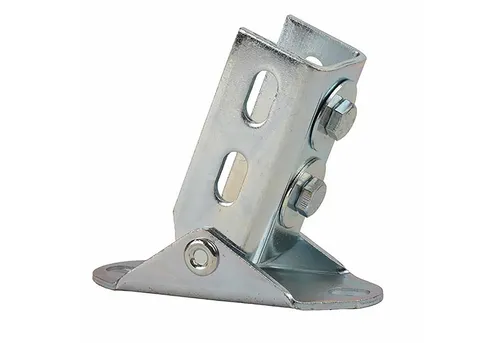 qpool24 Schienensystem-Schienen Sattelflansch verzinkt (2 Stück) - Sonstige Elektroinstallationsartikel, ideal zur stabilen Befestigung von Montageschienen an Wand, Boden oder Decke