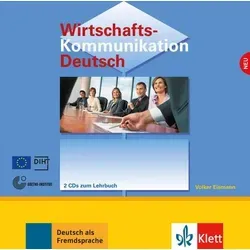 Audio-CDs zum Lehrbuch Wirtschaftskommunikation Deutsch - Zwei Audio-CDs zur Unterstützung des Lehrbuchs Wirtschaftskommunikation Deutsch, ideal für effektives Lernen und klare Sprachverständnis. Perfekt für Studierende.