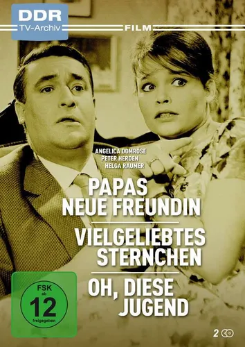 Defa PAPAS NEUE FREUNDIN + VIELGELIEBTES STERNCHEN + OH DIESE JUGEND  2 DVD DDR