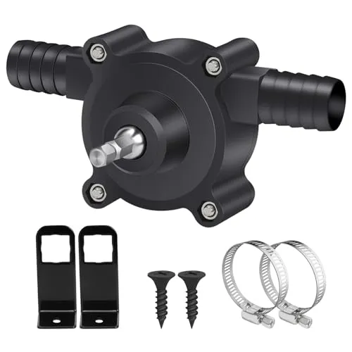 Tragbare Elektrische Bohrmaschinenpumpe, Wasserpumpe, Selbstansaugende Zentrifugalpumpe Handzentrifuge Bohrpumpe, Pumpe Akkuschrauber Mini Elektrische Bohrpumpe für Flüssigkeiten Diesel Öl Wasser