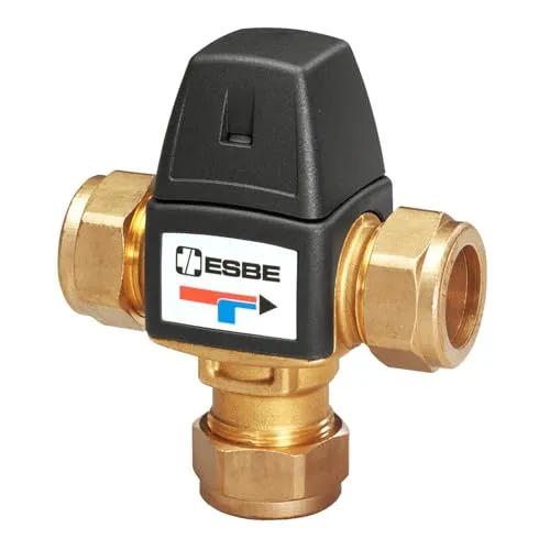 ESBE VTA323 Mischventil für Wassermischer, 22 mm - Pumpenzubehör für effiziente Temperaturregelung, sorgt für optimale Mischverhältnisse in Heizungsanlagen.