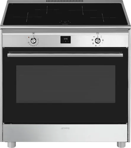 Smeg CG90CIXT Freistehender Herd mit Induktionskochfeld von SMEG Deutschland GmbH