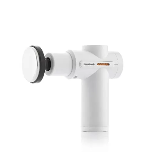 InnovaGoods Elektrisches Massagegerät mit Wärme und Kälte - 6 Geschwindigkeiten, LCD-Display, 6 ergonomische Köpfe, ideal zur Linderung von Muskelschmerzen und Verspannungen