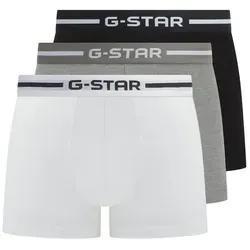 G-STAR Boxershorts ACRE, 3 PACK TRUNKS - Grau M - Herrenunterhosen im 3er Pack mit eng anliegendem Schnitt und elastischem Material für optimalen Tragekomfort. Perfekt für den Alltag!
