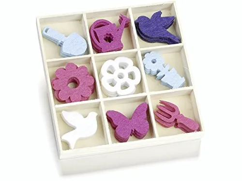 Knorr Prandell 218001233 Knorr prandell 218001233 Filzornamentbox, Motiv: Gartengeräte