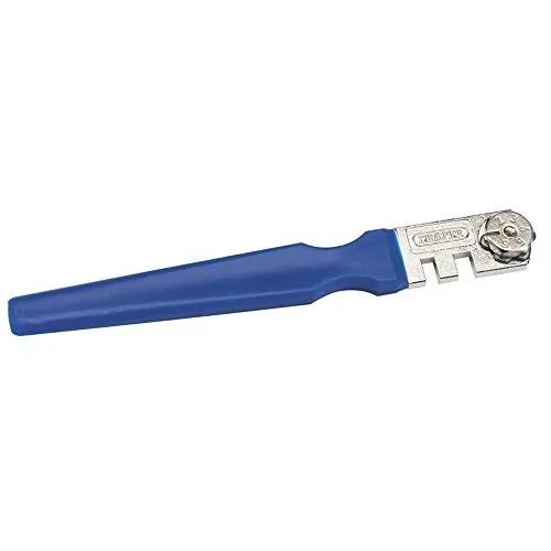 Draper 63781 Radmuster Glasschneider, blau, 150 mm, Sechs