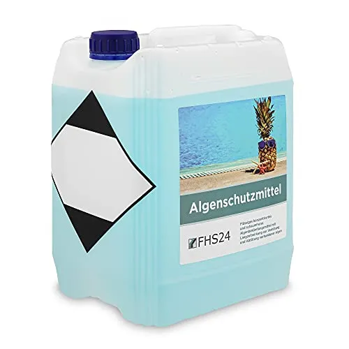 FHS24 Algenschutzmittel 5l Algenverhüter schaumfrei Pool Wasserpflege Poolpflege