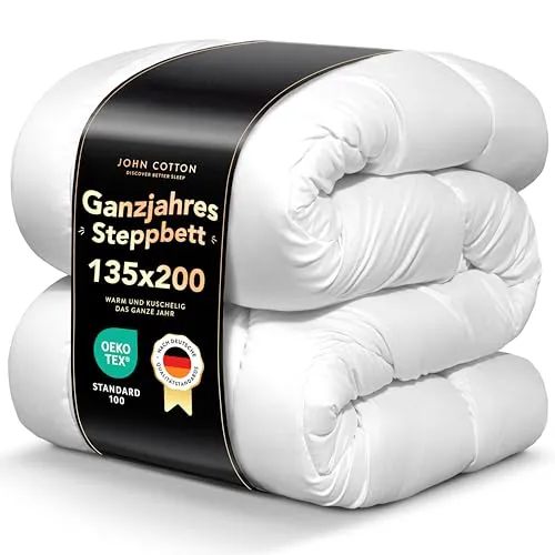Produktbild Night Cloud Ganzjahresdecke 135x200 cm – Premium Allergiker Bettdecke in Weiß
