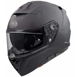 Premier Devil U9 Helm, schwarz, Größe M für Männer - Motorradhelm mit Sonnenvisier und schnellem Visierwechsel, ideal für Brillenträger und optimalen Fahrkomfort.
