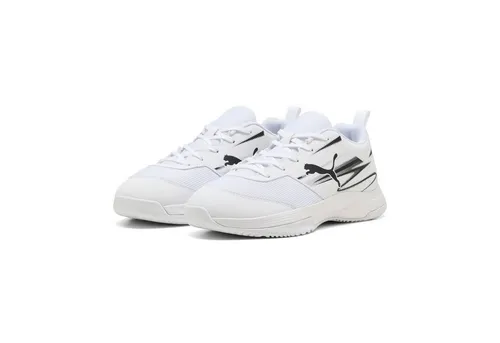 PUMA Varion II Hallensportschuh Teenager Sneaker 36 EU - Weiß/Schwarz - Sneaker für Teenager mit Variofoam-Dämpfung und atmungsaktivem Variomesh für optimalen Komfort und Stabilität. Ideal für schnelle Bewegungen auf dem Hallenboden.
