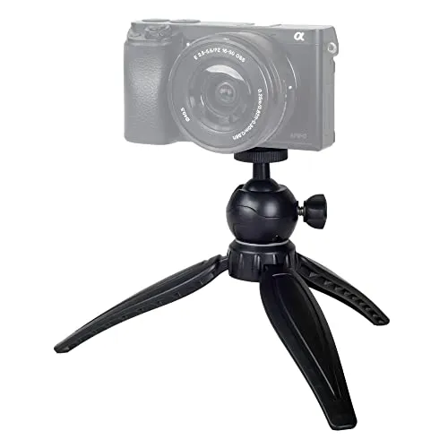 ayex Flexibles Mini-Tripod mit Kugelkopf und 1/4 Zoll Adapter Kompakt & Robust für perfekte verwacklungsfreie Aufnahmen