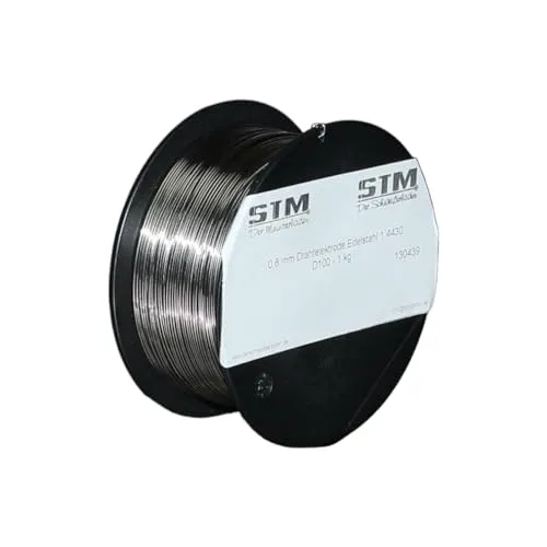 Produktbild Edelstahl Schweißdraht VA STM Der Meisterladen V4A 316L 1.4430 0,8mm D100 1kg
