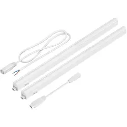 ledscom.de LED Unterbau-Leuchten Rigel, je 57,3cm (warmweiß, 16,21W, je 790lm, 130°) 2er Set