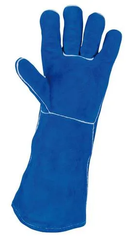 KS Tools 985.7038 Schweißer-Lederhandschuhe lang, 8 in weiß von KS TOOLS
