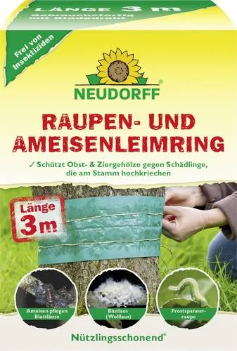 Raupen und Ameisen Leimring 3 m – Ganzjähriger Schutz
