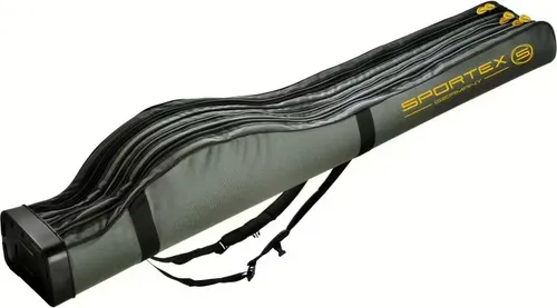 Sportex 3er Rutenfutteral Supersafe 12ft - Die Sportex Supersafe Karpfenrutentasche schützt Ihre Ruten optimal. Mit zwei abgeteilten Fächern und gepolsterter Schutzhülle für sicheren Transport. Ideal für Angler, die Komfort und Sicherheit suchen.