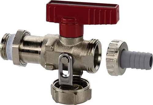 Simplex KFE-Kugelhahn PN16 Langmodell mit Flügelgriff DN15