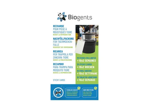 Biogents AG Ultraschall-Tierabwehr Biogents Sticky Cards, Nachfüllpackung für BG-Gat Tigermückenfalle