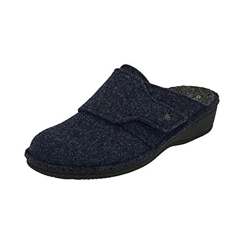 Finn Comfort Hausschuhe ANDERMATT Damen Clogs Blau 40 EU