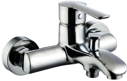 TrendLine Badewannenarmatur Leipzig verchromt - Elegante Badewannenarmatur in verchromtem Design, mit präziser Temperaturregelung für ein komfortables Badeerlebnis.