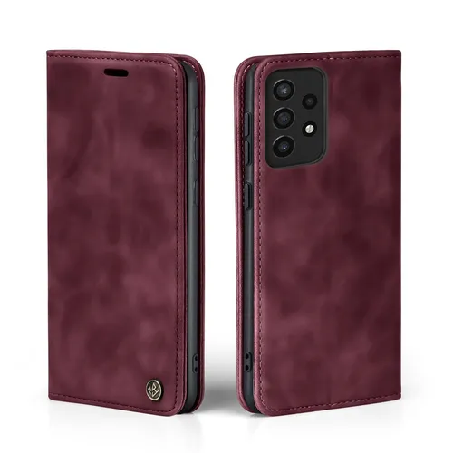 Handy Hülle für Samsung Galaxy A72 Klapp Magnet Smartphone Cover Case Rot