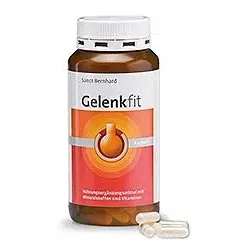 Sanct Bernhard Gelenkfit - 240 Kapseln - Nahrungsergänzungsmittel für gesunde Gelenke, mit wertvollen Inhaltsstoffen wie Glucosamin und Chondroitin für optimale Beweglichkeit.