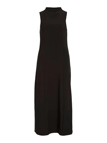 Vila Female Maxikleid VIANYA – Ärmelloses Design - Ärmelloses Maxikleid mit hohem Kragen, ideal für vielseitige Anlässe. Bequemes Material sorgt für angenehmen Tragekomfort.
