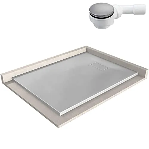 Produktbild BERNSTEIN Duschtasse 90x120 cm Beton-Optik