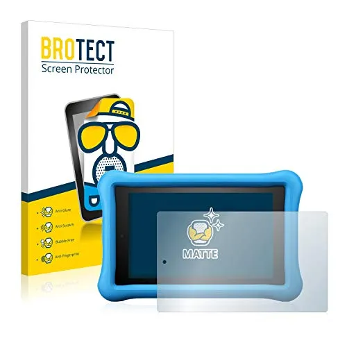 BROTECT Entspiegelungs-Schutzfolie für Amazon Fire HD 8 Kids Edition 2018 (8. Gen.) (2 Stück) Matte Displayschutz-Folie, Anti-Fingerprint