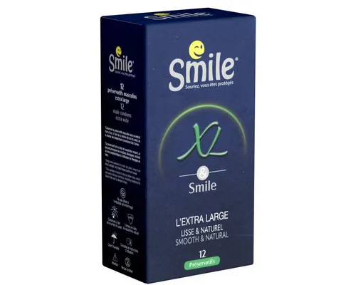Smile Kondome XL & Smile Packung mit, 12 St., L’extra Large