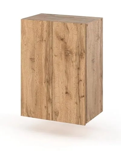 MRBLS_HOME MRBLS Badezimmerschrank (Wotan) – Hängeschrank Für Badezimmer - Wandschrank Badezimmer - 40 x 60 x 25 cm (B/H/T)