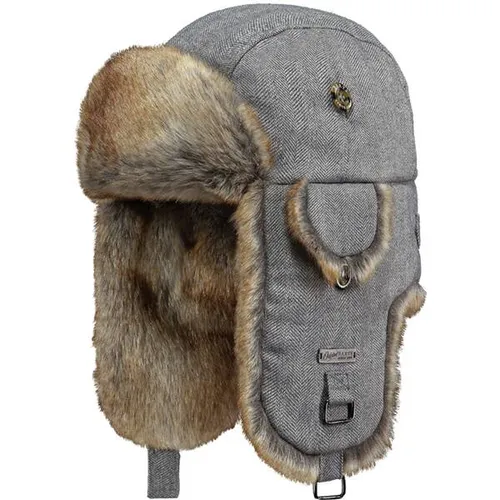 Barts Kamikaze Bomberhut grey herringbone von BARTS