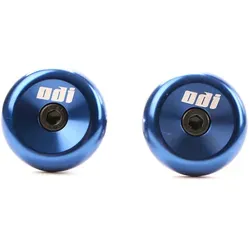 ODI Lenkerstopfen Aluminium | farbig blau von ODI Grips