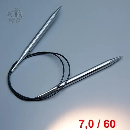 Lana Grossa Rundstricknadel Messing 60cm / 7,0mm von LANA GROSSA