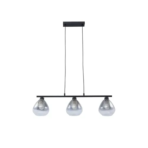 Lindby Hängeleuchte Pendura - Elegante Pendelleuchte für stilvolles Ambiente - Hängeleuchte Pendura aus Eisen und Glas, geeignet für E14-Leuchtmittel, schafft eine gemütliche Atmosphäre in jedem Raum.