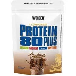 Weider Protein 80 Plus - 500g Beutel Coconut - Sportnahrung mit hochwertigem Mehr-Komponenten Protein, reich an BCAA's und ohne kollagenes Protein. Ideal für Muskelaufbau und Regeneration in leckerem Kokosgeschmack.