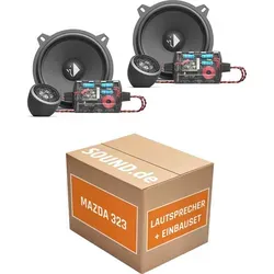 JUST SOUND Helix Ci3 K130.2-S3 Einbauset für Mazda 323 - Auto-Lautsprecher Komplettlösung mit Helix Lautsprechern für präzisen Klang und einfache Installation in Ihrem Mazda 323 (1989-1994). Perfekt abgestimmt für maximalen Musikgenuss.