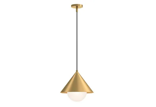 Licht-Erlebnisse Pendelleuchte ORHAN, ohne Leuchtmittel, Metall H: max. 221,9 cm 34,3 cm breit in Gold gebürstet E27 rund