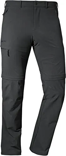 Schöffel Pants Koper1 Zip Off grau (9830) 27 - Wanderhosen für Herren mit Zip-Off-Funktion, atmungsaktiv und schnelltrocknend. Ideal für wechselnde Wetterbedingungen, sorgt die innovative S.Café Ice-Cafe Technologie für kühlenden Effekt und Geruchsreduktion.