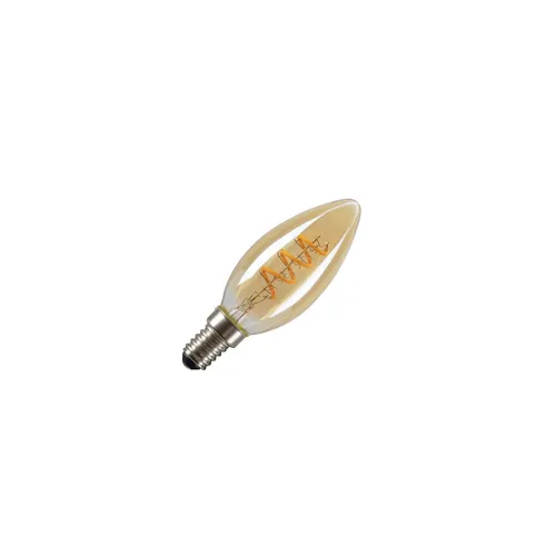 SLV LED C35, LED-Leuchtmittel, gold, E14, 2W, 1800K 1008647 von SLV