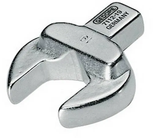 Gedore Einsteck-Maulschlüssel 22 mm - 7690610 - Drehmoment-Schlüssel mit 4-kant Aufnahme (14 x 18 mm), ideal für präzise Arbeiten in Werkstätten.
