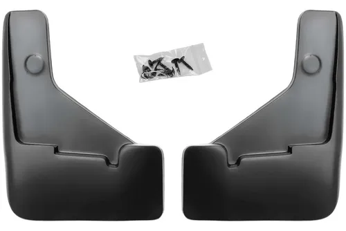 RECAMBO Kfz-Schmutzfänger Set für Mazda CX-5 II, Typ KF, ab 05.2017 - Passgenaues 2-tlg. Schmutzfänger-Set aus flexiblem TPE, bietet optimalen Schutz vor Schmutz und Steinschlägen für Ihren Mazda CX-5 II, einfache Montage inklusive Schrauben.